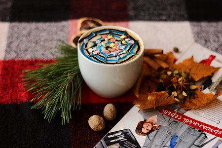 Coffee leaves comfort