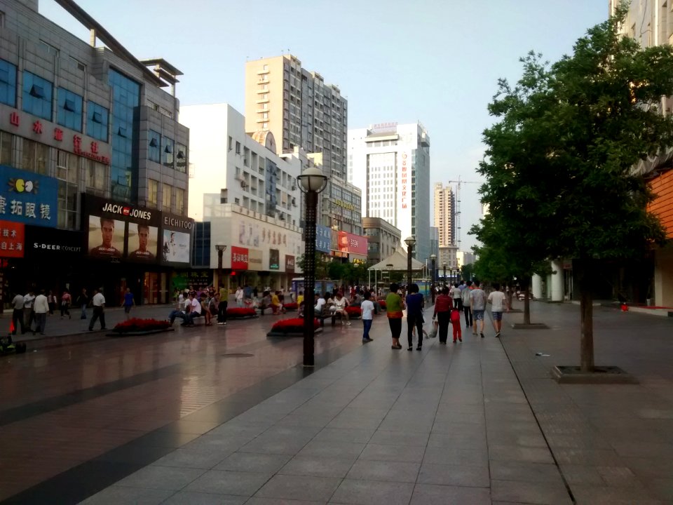 Walking street in Jiangyan