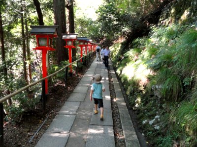 Walkway - Kurama-dera - Kyoto - DSC06627