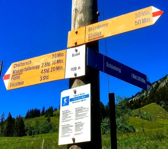 Wanderwegweiser Entlebuch Grund