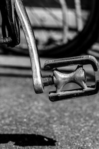 Cycle wheel gray bike photo