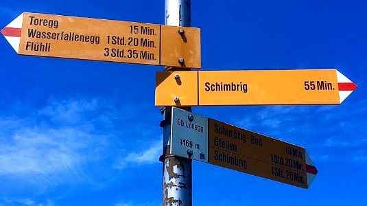 Wanderwegweiser Entlebuch Ob.Looegg