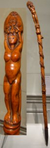 Walking stick carved by Paul Gauguin, c. 1888-92
