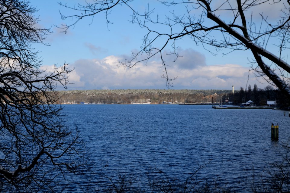Wannsee from Wannseebrücke 2021-01-30 09
