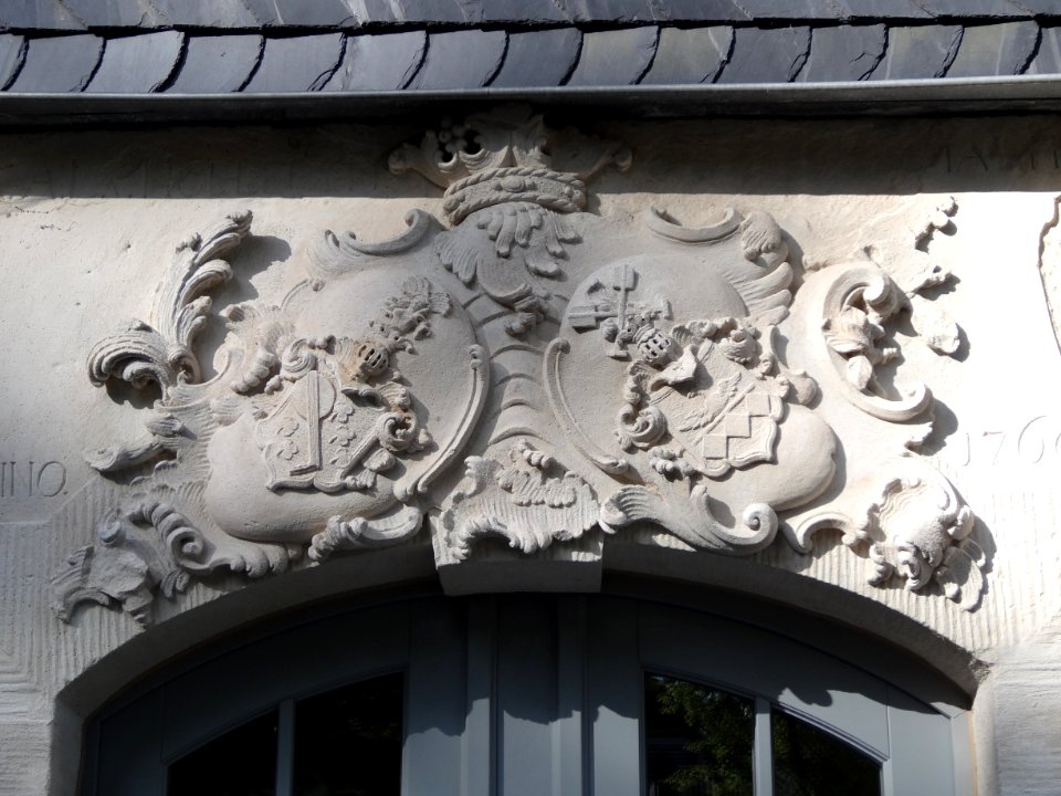 Wappen am ehemaligen Gutshaus in Wildenspring