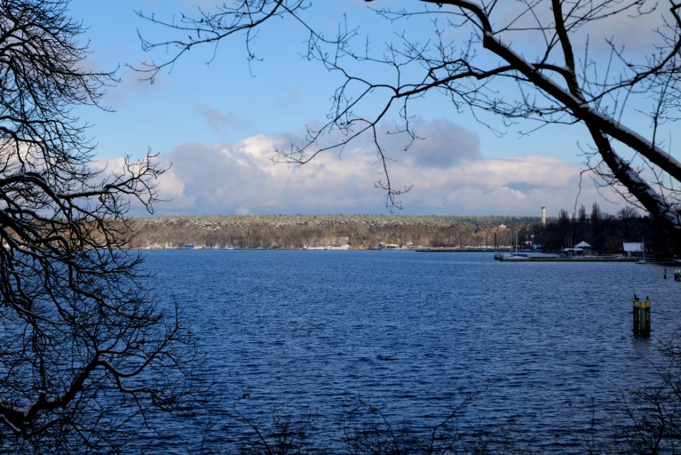 Wannsee from Wannseebrücke 2021-01-30 10