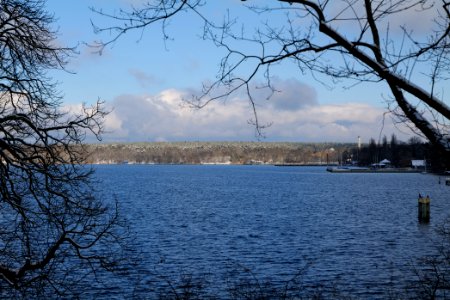 Wannsee from Wannseebrücke 2021-01-30 10