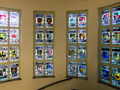 Wappen in Fenstern - Sächsisches Staatsarchiv Dresden 2