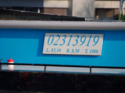 Walcheren, ENI 02313919 op het Amsterdam-Rijn kanaal, foto 1