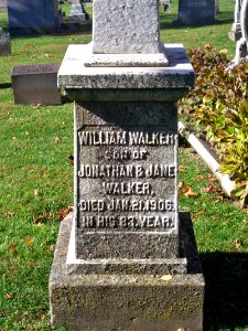 Walker (William), Lebanon Church Cemetery, 2015-10-23, 01