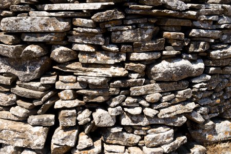 Wall of Drakospita Kapsala Euboea Greece