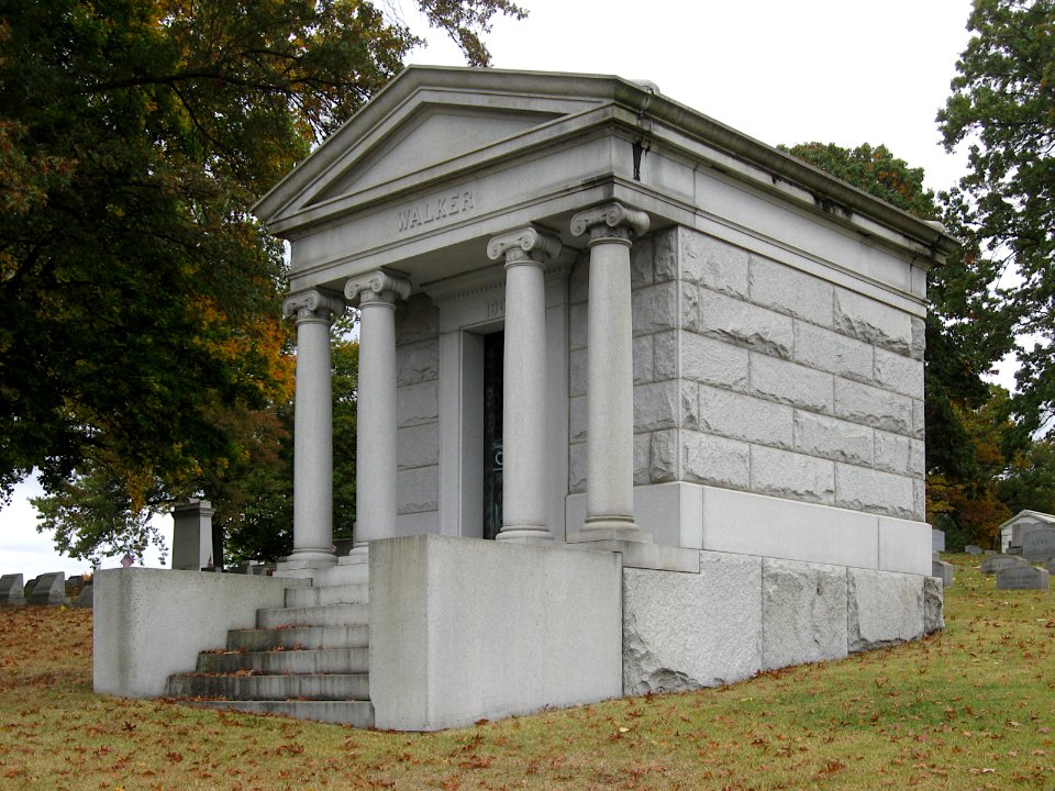 Walker mausoleum, Union Dale Cemetery, 2020-10-24, 01