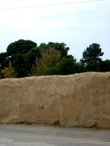 Wall of Amin al Islami Garden - east - autumn - Nishapur 04