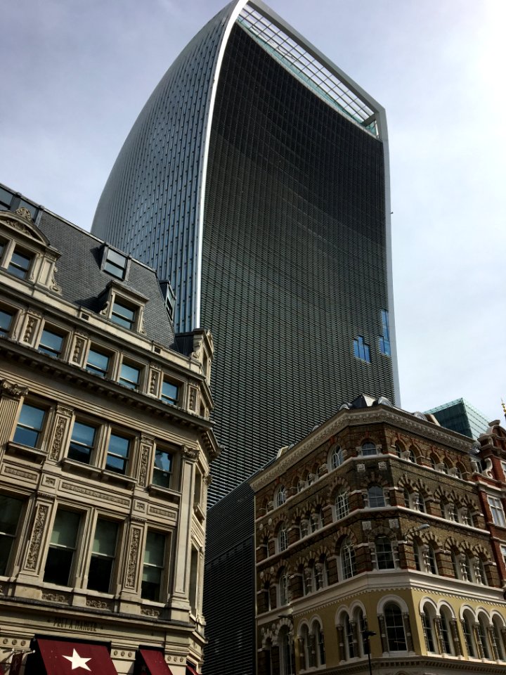 Walkie-Talkie from Monument Underground Station, 30 April 2017