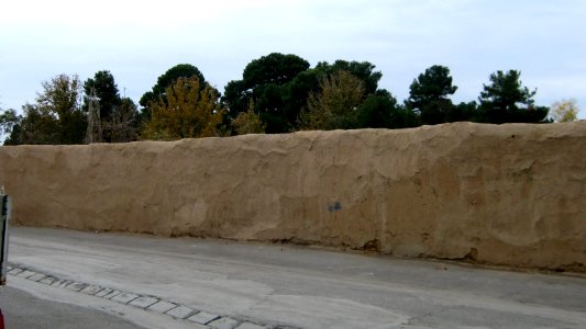 Wall of Amin al Islami Garden - east - autumn - Nishapur 06