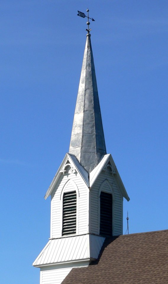 Walla Lutheran Church steeple 1