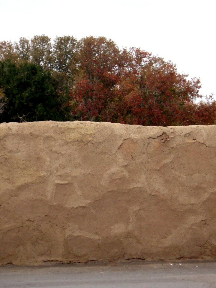 Wall of Amin al Islami Garden - east - autumn - Nishapur 08