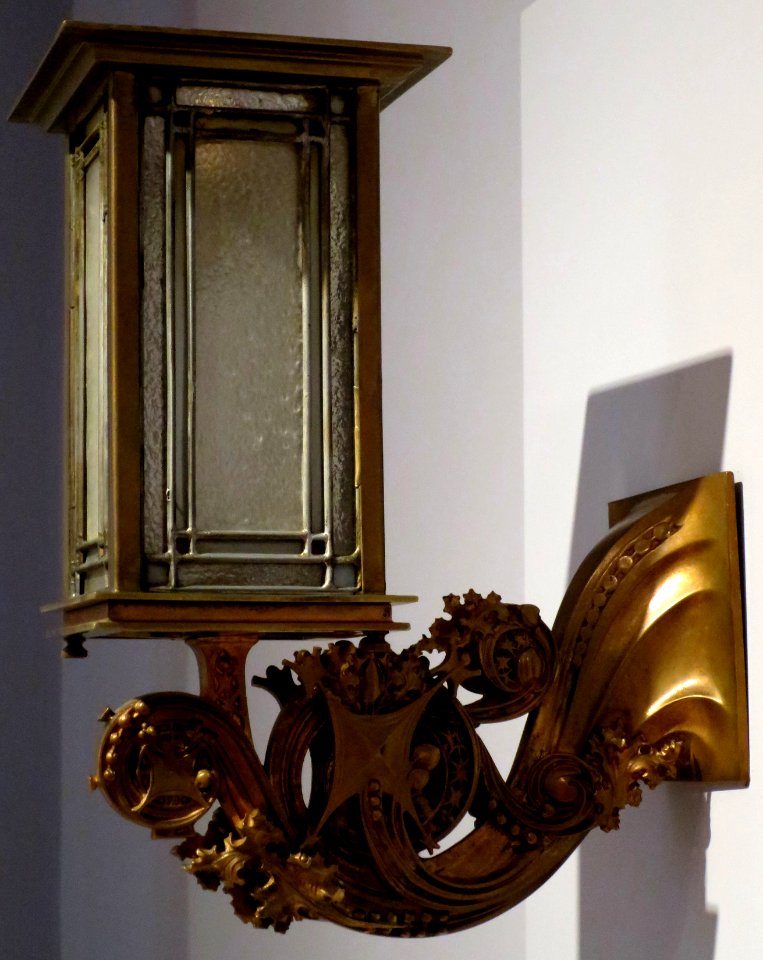 Wall sconce, 1907, Louis H. Sullivan, High Museum