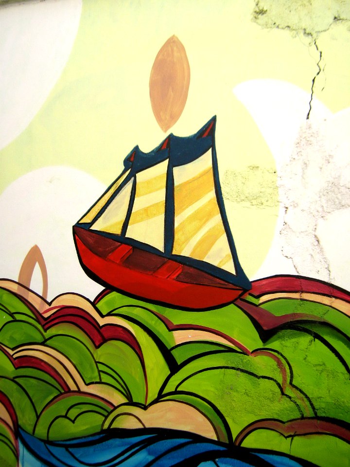 Wall painting - Wall of Garden - West Farahbakhs st - Nishapur 26