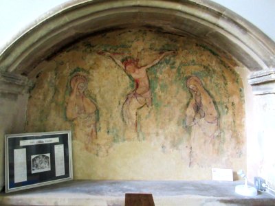 Wall painting, All Saints, Turvey 01