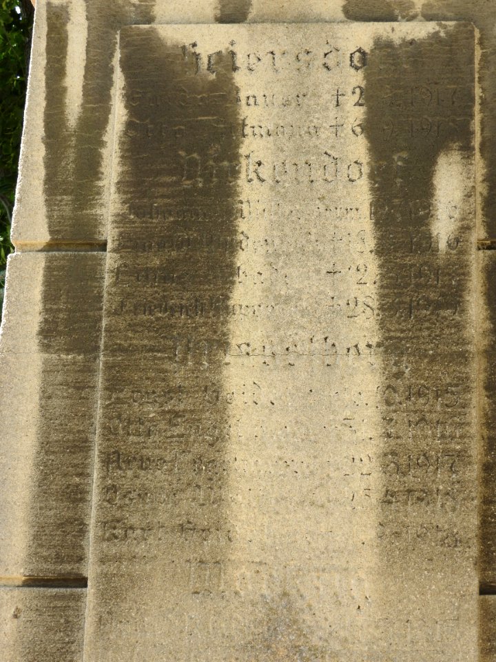 War memorials in Ehrenhain, Nobitz 05