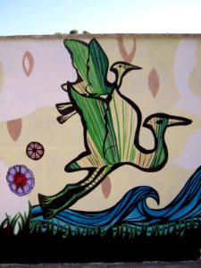 Wall painting - Wall of Garden - West Farahbakhs st - Nishapur 17