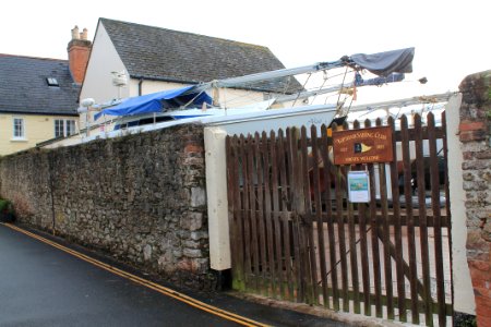 Wall of Topsham Sailing Club photo
