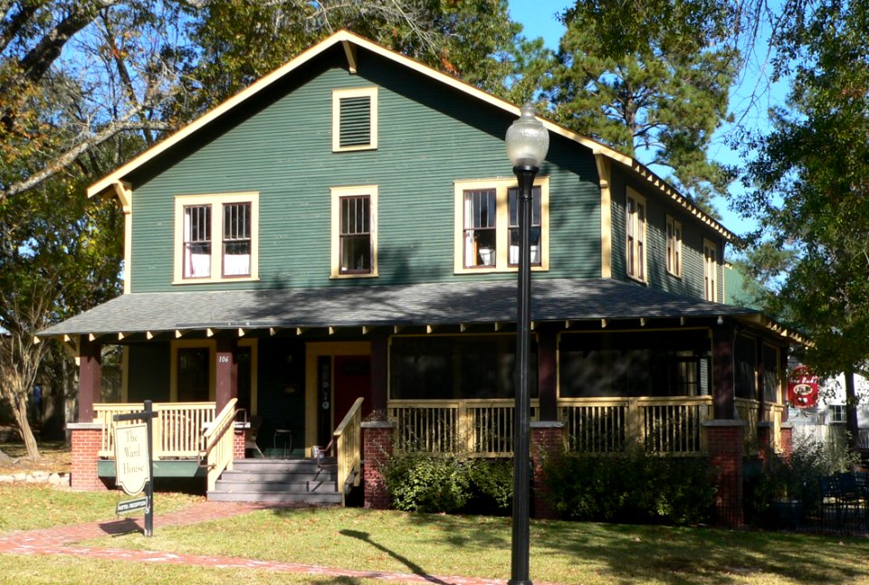 Ward house, Leesville, LA, from SSE 1