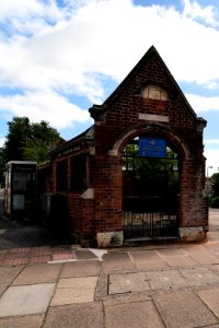 Wall of St Anne's Almshouses