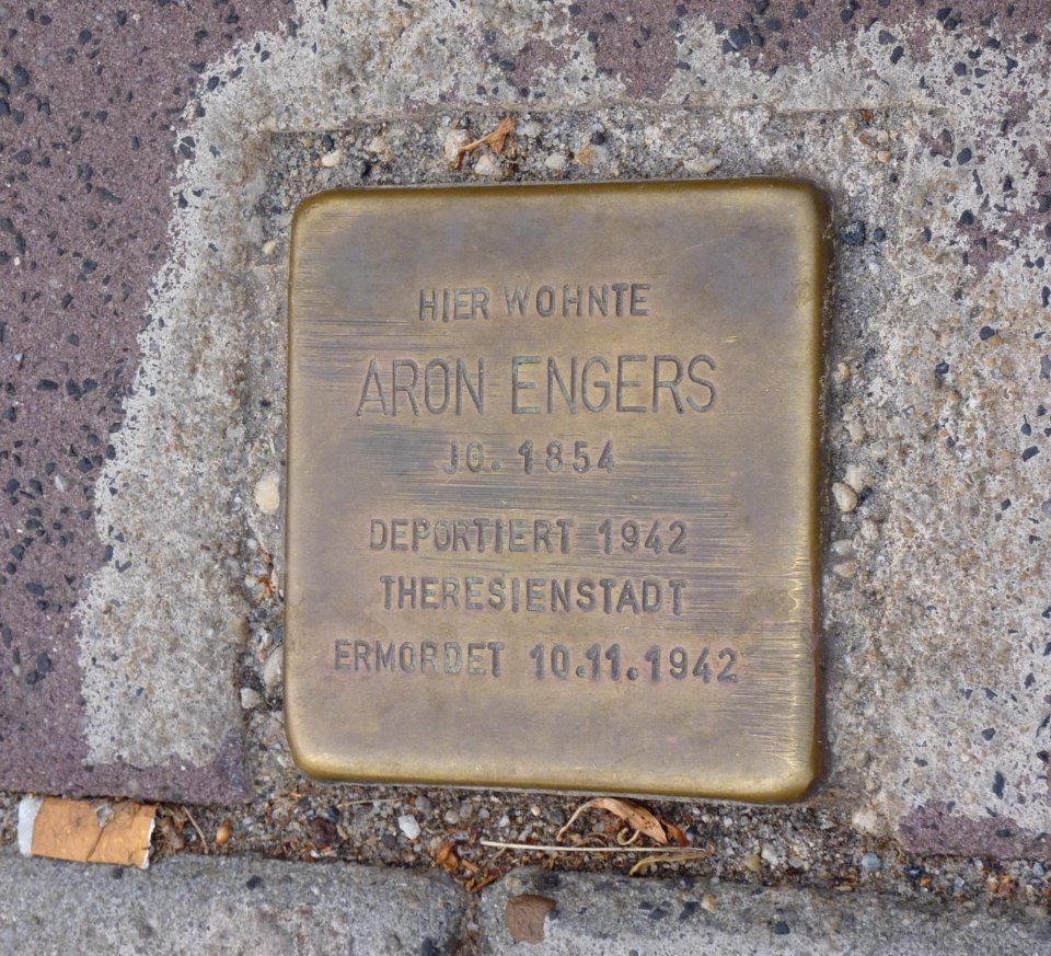Wardenburg Stolperstein Aron Engers