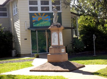 War memorial 2 at Mount Alford State School at Mount Alford, Queensland
