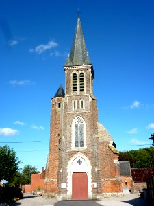 Wardrecques (Pas-de-Calais, Fr) Église Notre Dame (01)