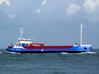 Warber approaching Port of Rotterdam