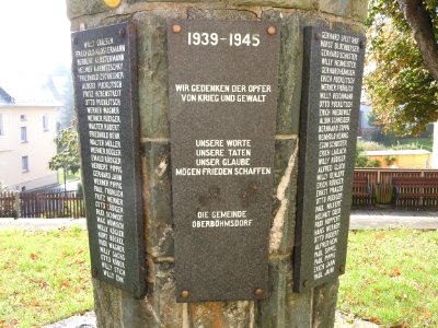 War memorial Oberböhmsdorf 3