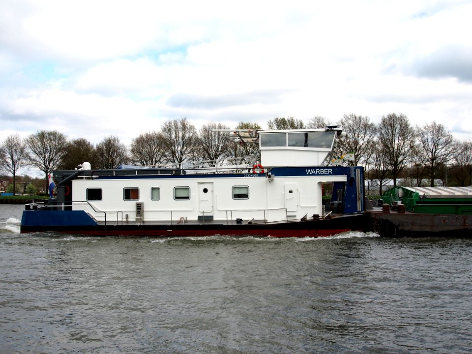 Warber (ship, 2012) ENI 02334960 Amsterdam Rijn kanaal pic2