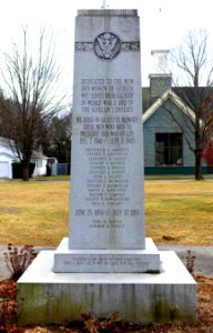 War Memorial - Shirley, Massachusetts - DSC09091
