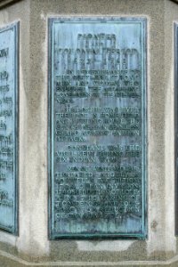 War Memorial, plaque 2 of 8, Pioneer and Colonial Period, c. 1924 - Westford, Massachusetts - DSC09008