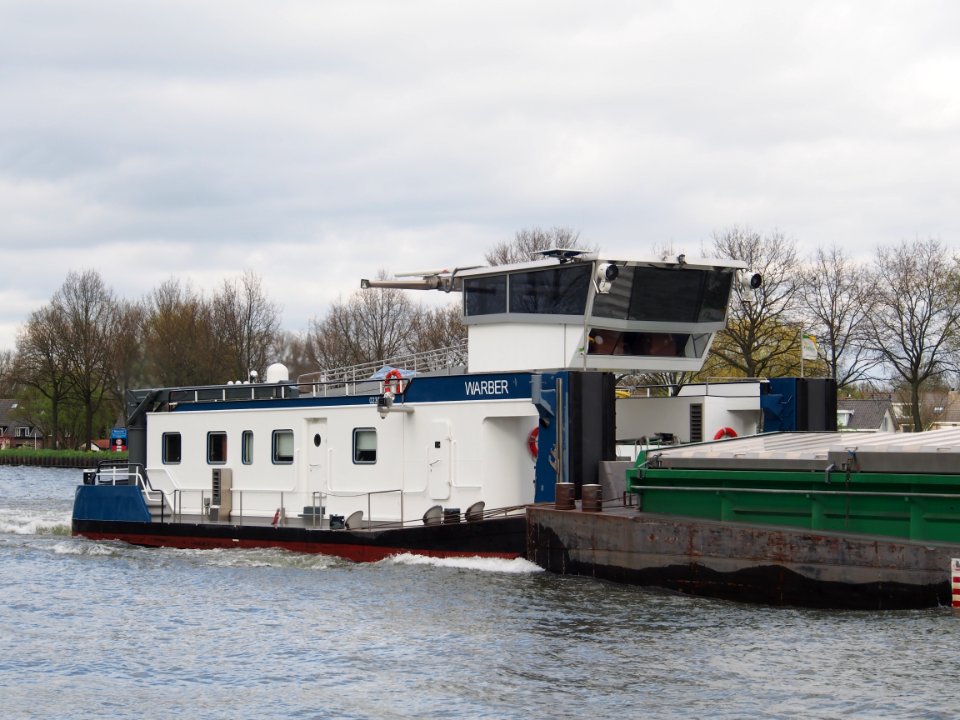 Warber (ship, 2012) ENI 02334960 Amsterdam Rijn kanaal pic1