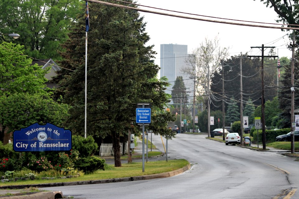Washington Avenue in Rensselaer, New York