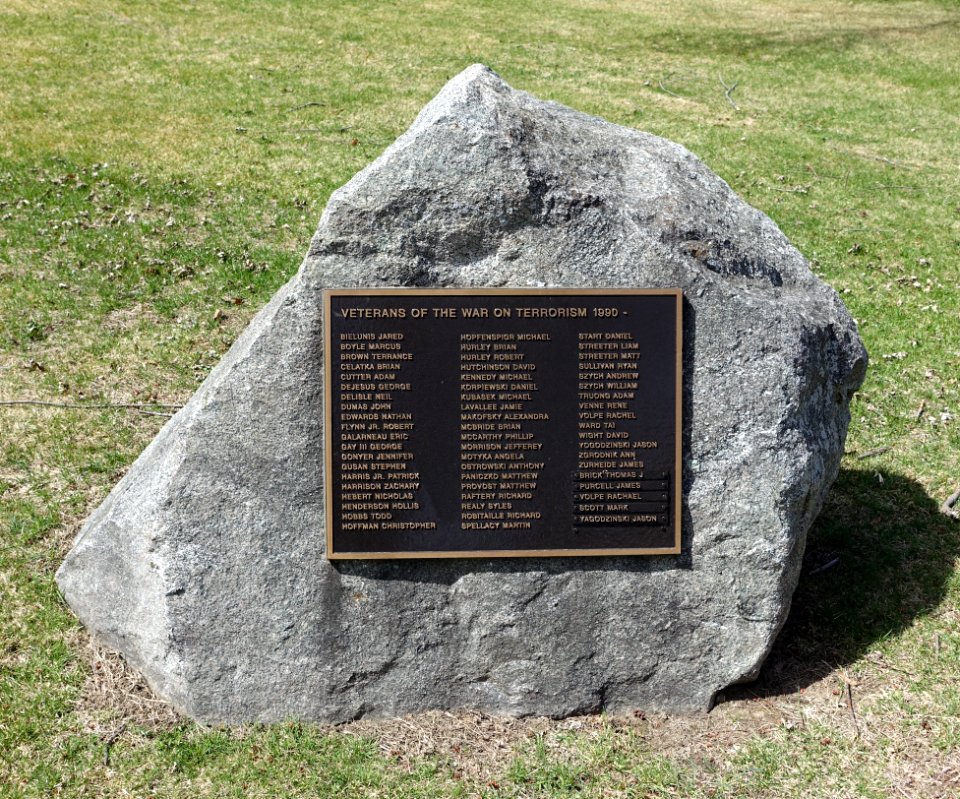 War on Terrorism memorial - Hatfield, Massachusetts - DSC01885