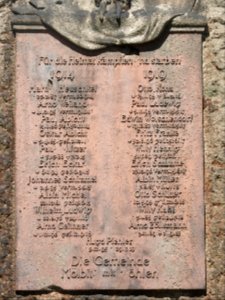 War memorial Molbitz, Neustadt an der Orla 3