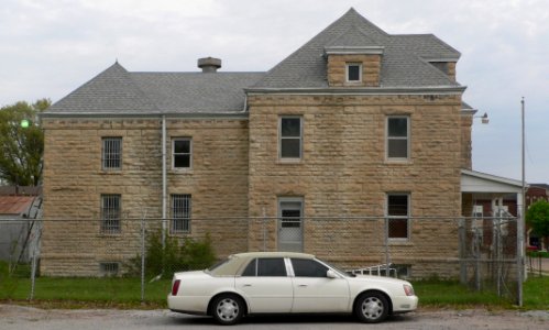 Washington County, Kansas old jail from S 1