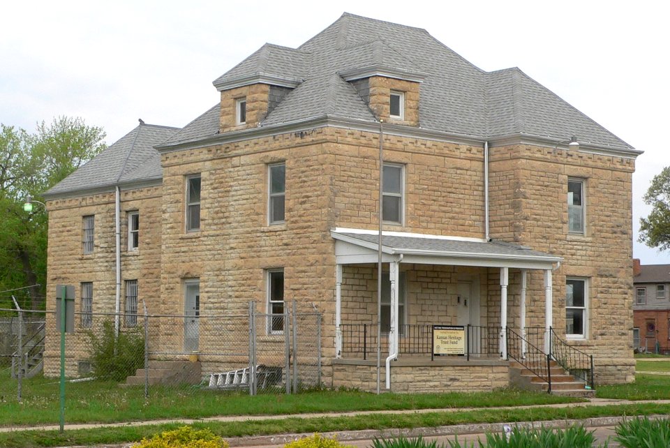 Washington County, Kansas old jail from SE 2