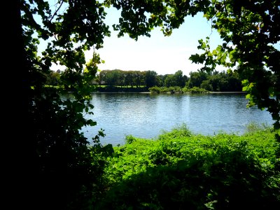 Washington Crossing NJ State Park Delaware River looking across to Pennsylvania