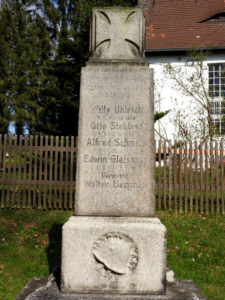 War memorial Schöna, Münchenbernsdorf 2