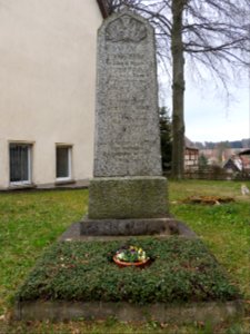 War memorial Lederhose, Thuringia 2