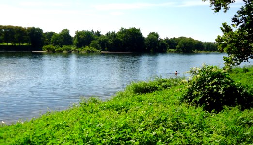 Washington Crossing NJ State Park Delaware River looking across to PA