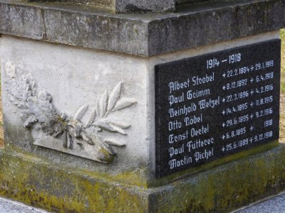 War memorial Langenbuch, Schleiz 4
