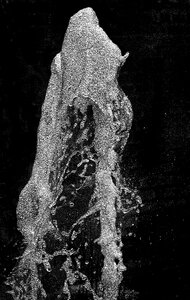 Inject water water splashes