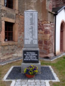 War memorial Seehausen, Bad Frankenhausen